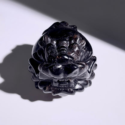 B404◇１点物◇モリオン  竜亀◇74×62×50mm◇天然石・鉱物・パワーストーン
