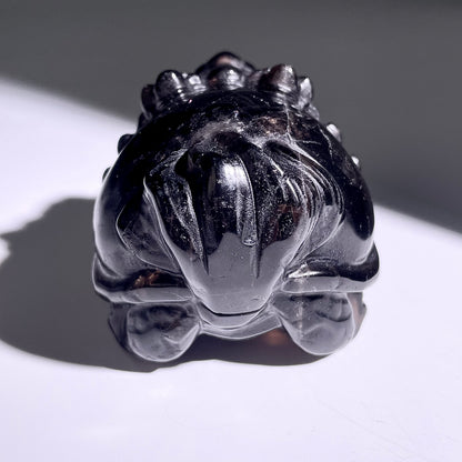 B404◇１点物◇モリオン  竜亀◇74×62×50mm◇天然石・鉱物・パワーストーン