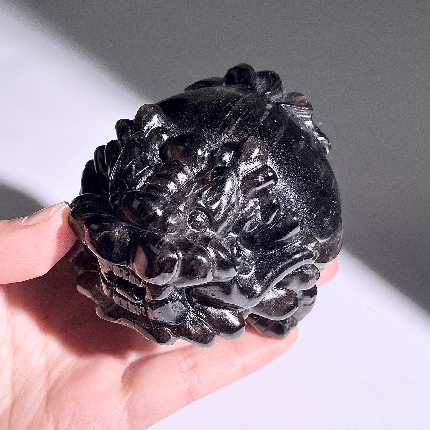 B406◇１点物◇モリオン  竜亀◇90×74×55mm◇天然石・鉱物・パワーストーン