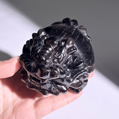 B406◇１点物◇モリオン  竜亀◇90×74×55mm◇天然石・鉱物・パワーストーン