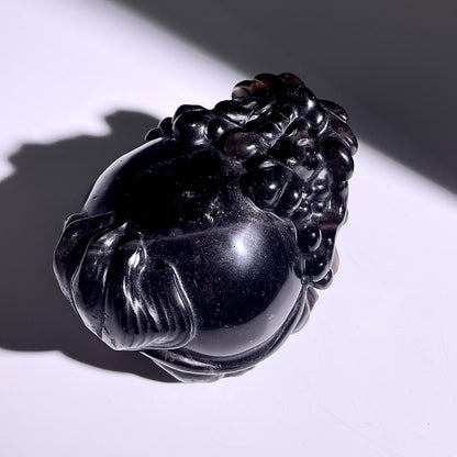 B407◇１点物◇モリオン  竜亀◇83×65×54mm◇天然石・鉱物・パワーストーン