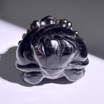 B409◇１点物◇モリオン  竜亀◇73×66×48mm◇天然石・鉱物・パワーストーン
