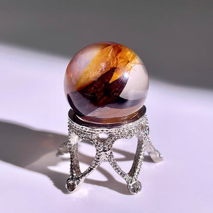 B421◇１点物◇ヘマタイトクォーツ  ボール◇20×20×20mm◇天然石・鉱物・パワーストーン