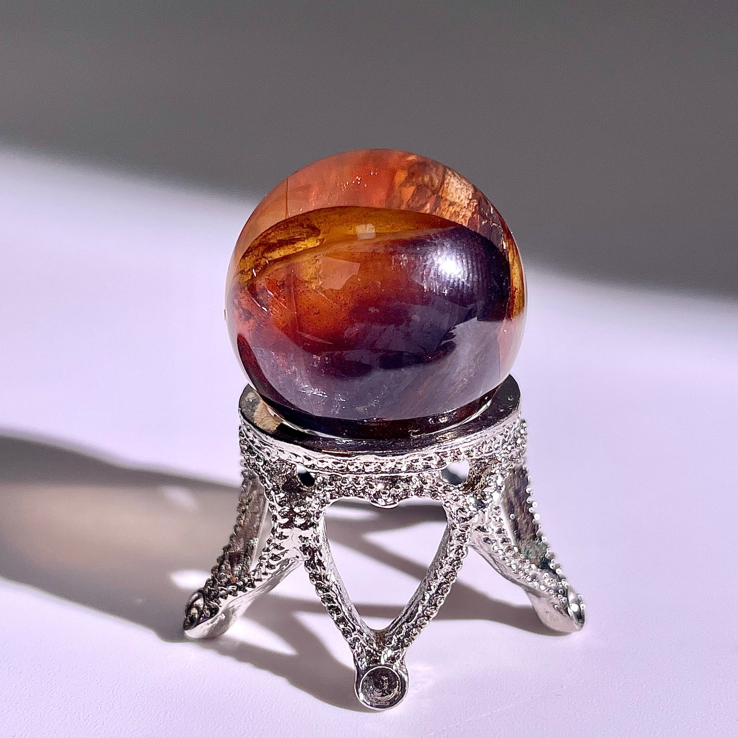 B421◇１点物◇ヘマタイトクォーツ  ボール◇20×20×20mm◇天然石・鉱物・パワーストーン