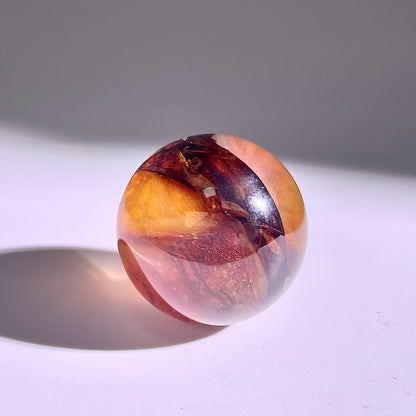 B421◇１点物◇ヘマタイトクォーツ  ボール◇20×20×20mm◇天然石・鉱物・パワーストーン