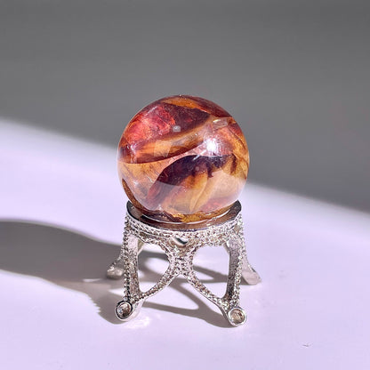 B423◇１点物◇ヘマタイトクォーツ  ボール◇21×21×21mm◇天然石・鉱物・パワーストーン