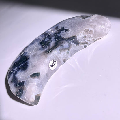 B426◇１点物◇モスアゲート  ムーン◇120×66×19mm◇天然石・鉱物・パワーストーン