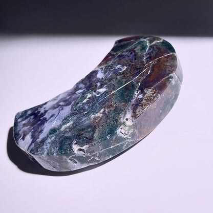 B431◇１点物◇モスアゲート  ムーン◇120×70×17mm◇天然石・鉱物・パワーストーン