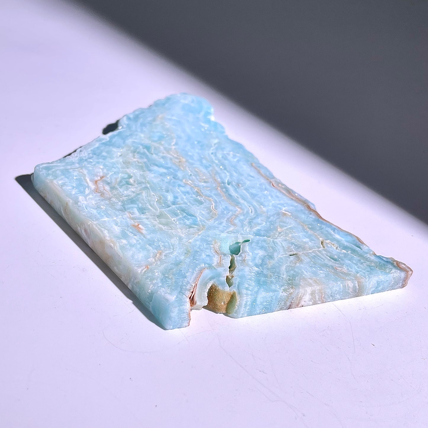 A164◇１点物◇ヘミモルファイト スライス ◇137×79×9mm◇天然石・鉱物・パワーストーン