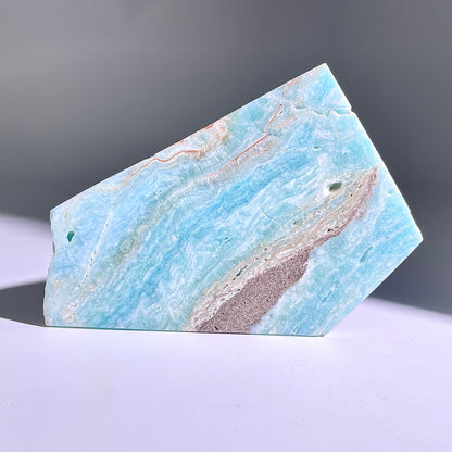 A165◇１点物◇ヘミモルファイト スライス ◇150×96×10mm◇天然石・鉱物・パワーストーン