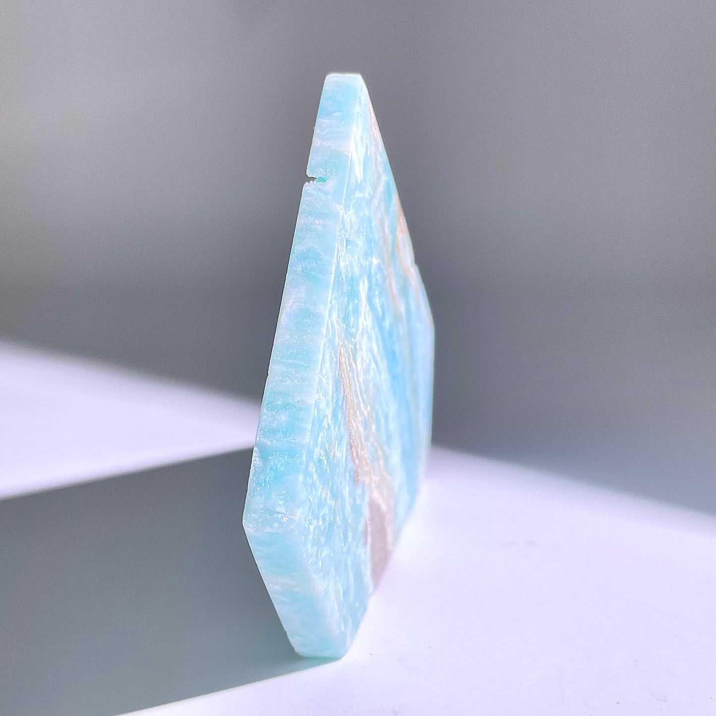 A165◇１点物◇ヘミモルファイト スライス ◇150×96×10mm◇天然石・鉱物・パワーストーン