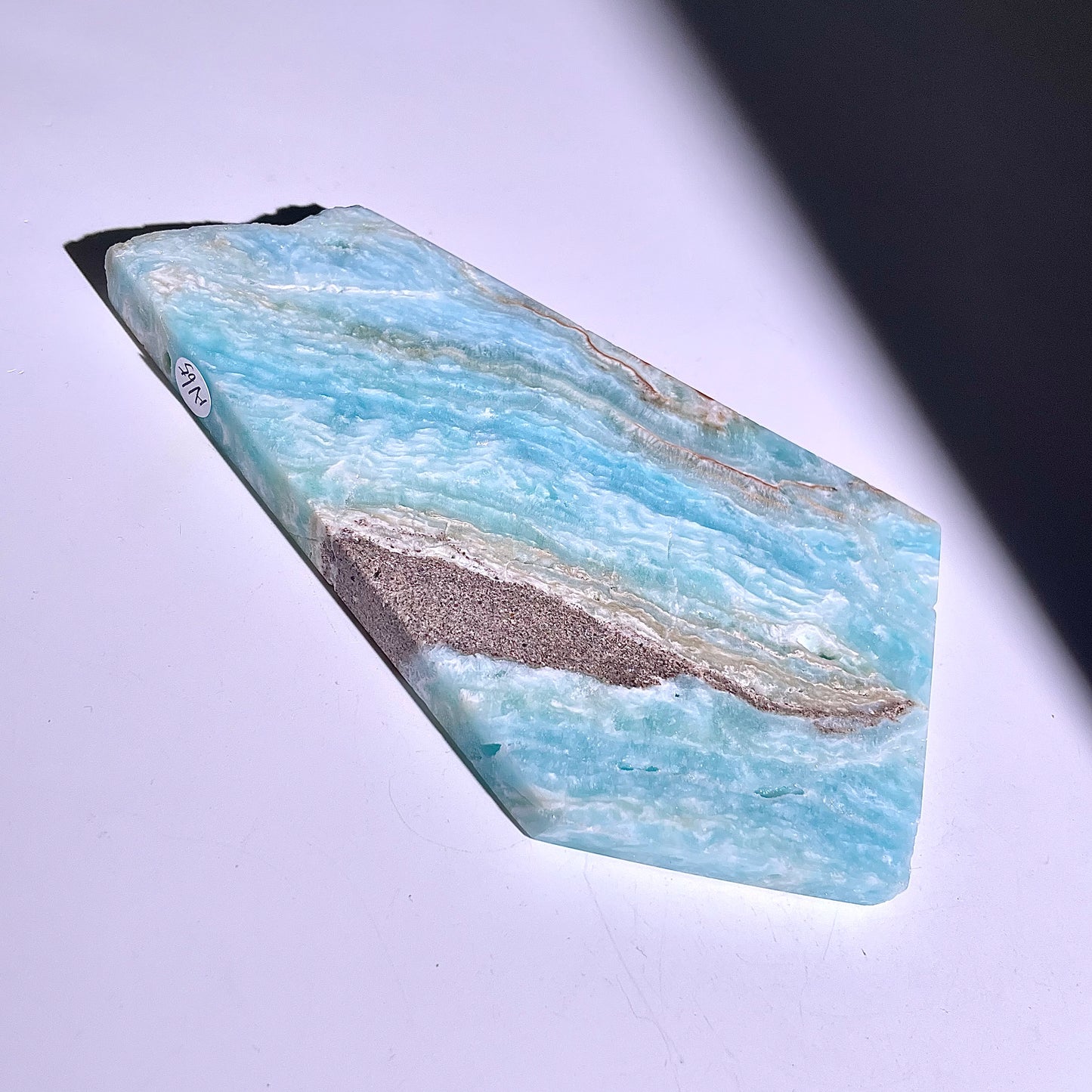 A165◇１点物◇ヘミモルファイト スライス ◇150×96×10mm◇天然石・鉱物・パワーストーン