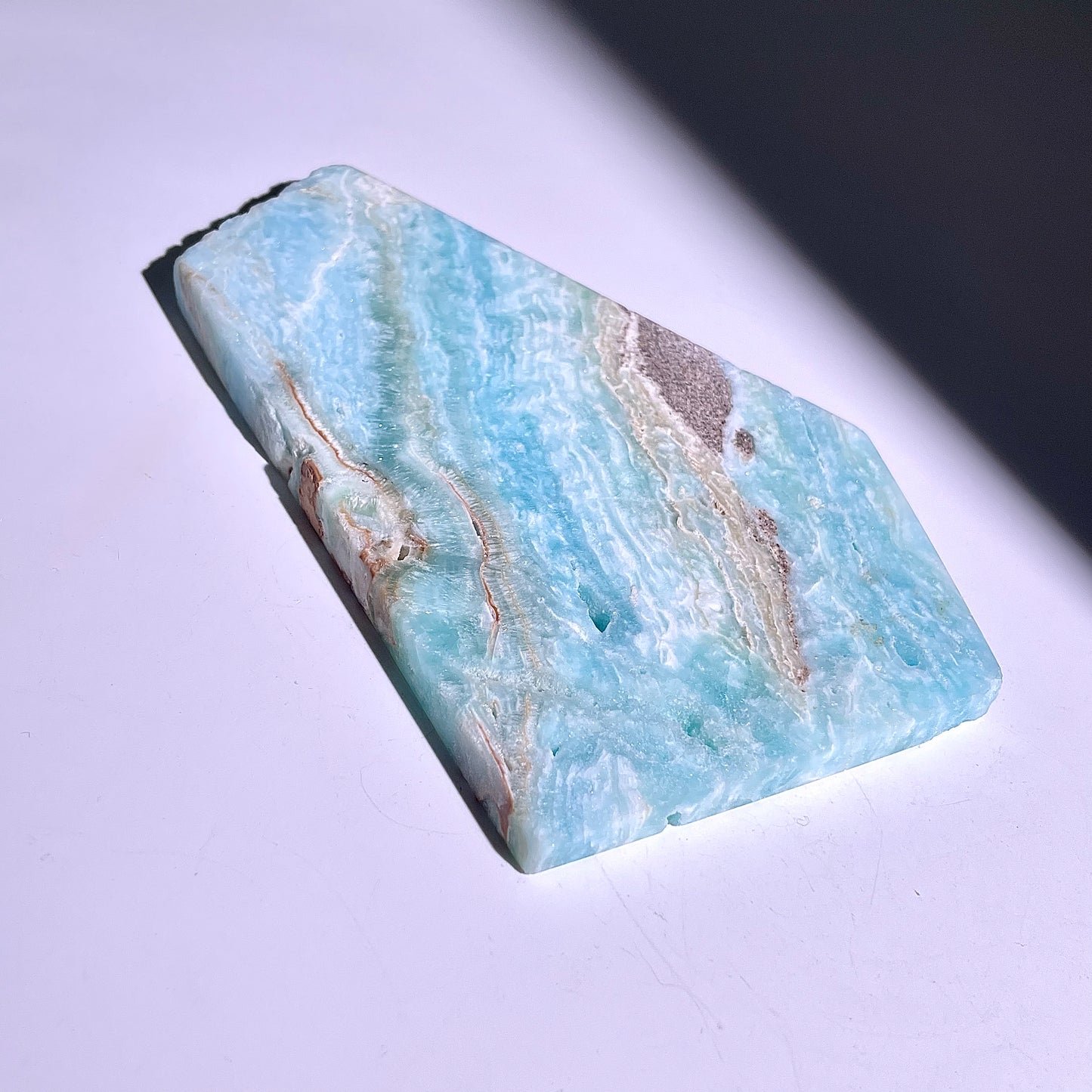 A165◇１点物◇ヘミモルファイト スライス ◇150×96×10mm◇天然石・鉱物・パワーストーン