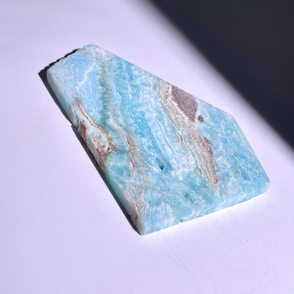 A165◇１点物◇ヘミモルファイト スライス ◇150×96×10mm◇天然石・鉱物・パワーストーン