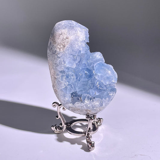 A171◇１点物◇セレスタイ トエッグ◇82×47×53mm◇天然石・鉱物・パワーストーン