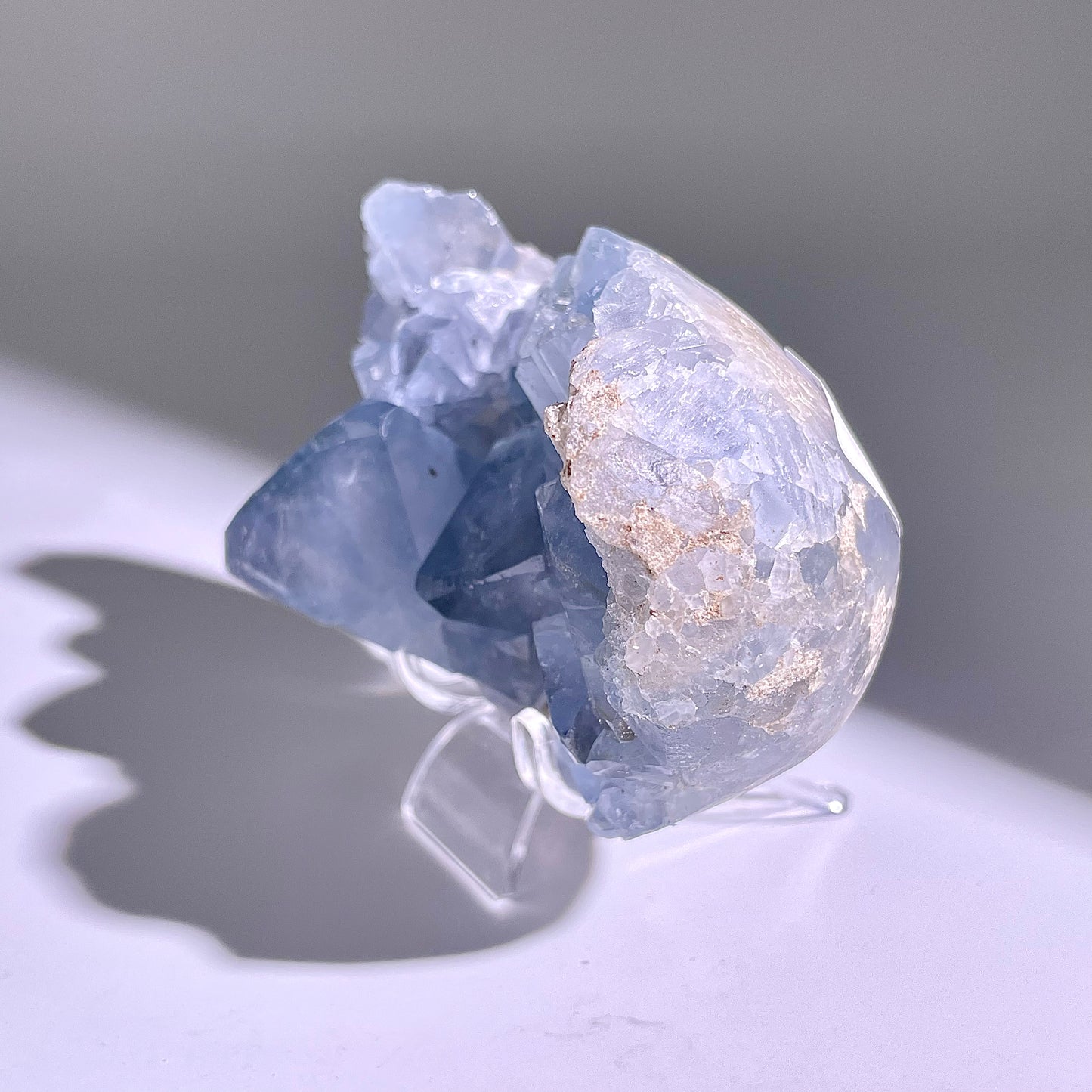 A175◇１点物◇セレスタイト  クラスター◇118×65×51mm◇天然石・鉱物・パワーストーン