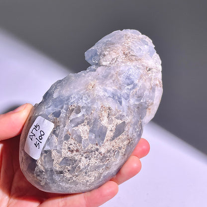 A175◇１点物◇セレスタイト  クラスター◇118×65×51mm◇天然石・鉱物・パワーストーン