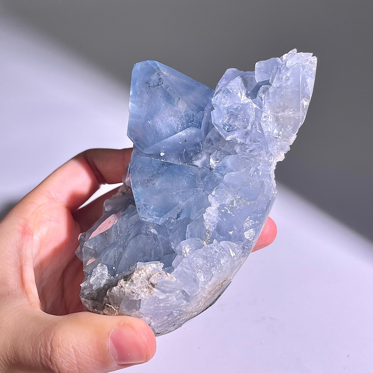 A175◇１点物◇セレスタイト  クラスター◇118×65×51mm◇天然石・鉱物・パワーストーン