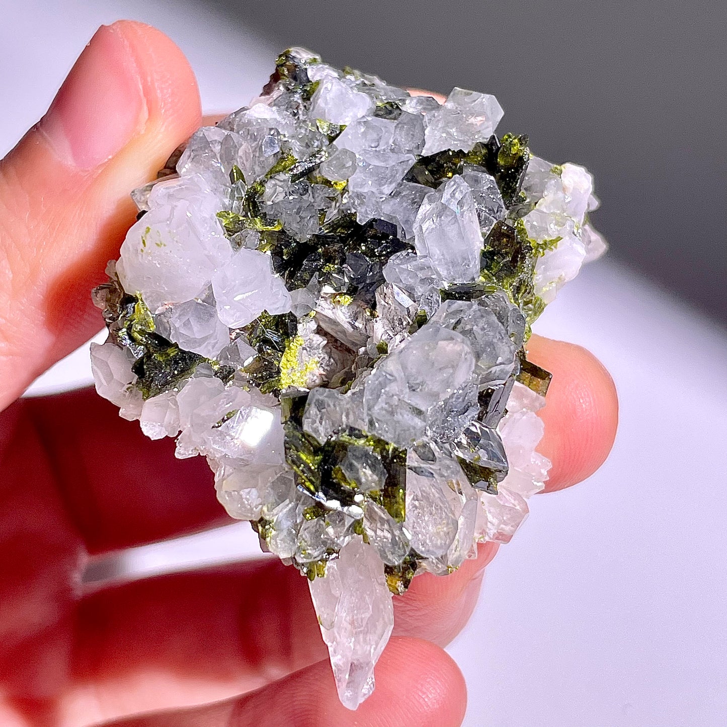 A179◇１点物◇エピドート  クラスター◇54×38×20mm◇天然石・鉱物・パワーストーン