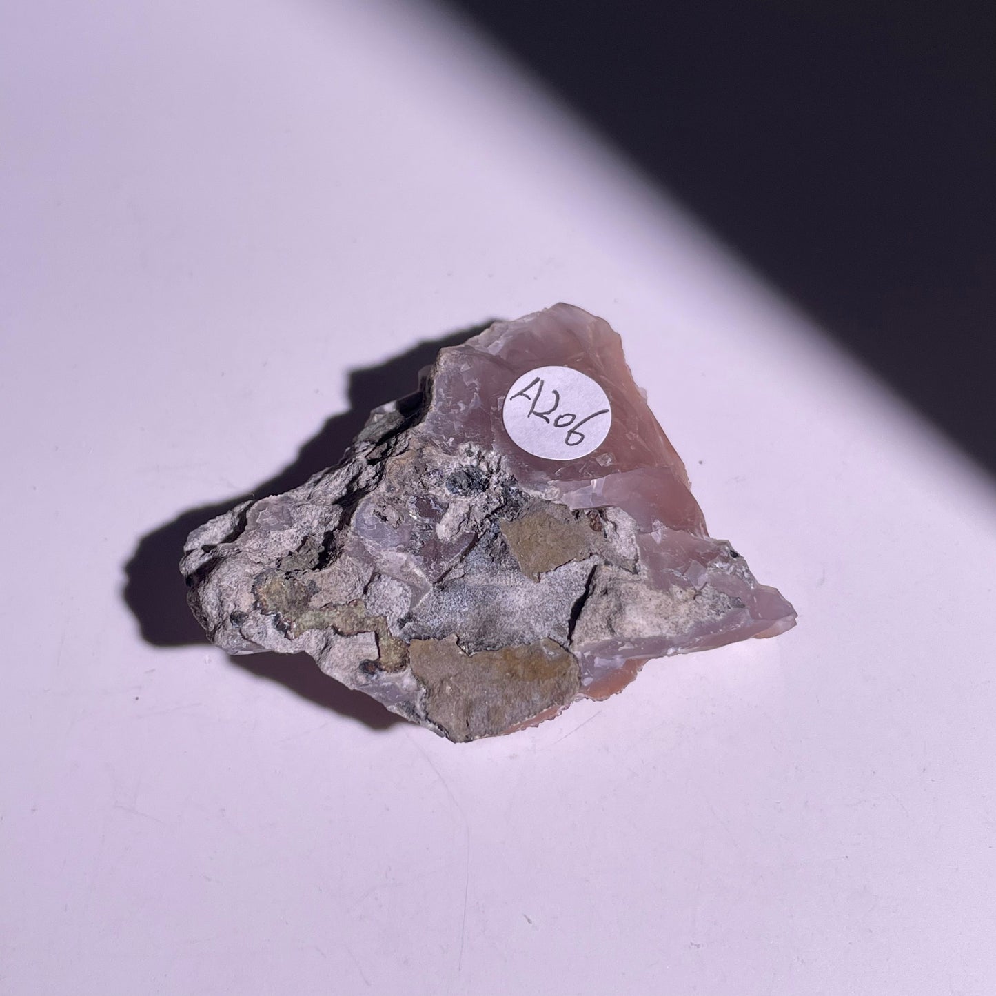 A206◇１点物◇彩晶マシュマロ ◇47×37×17mm◇天然石・鉱物・パワーストーン