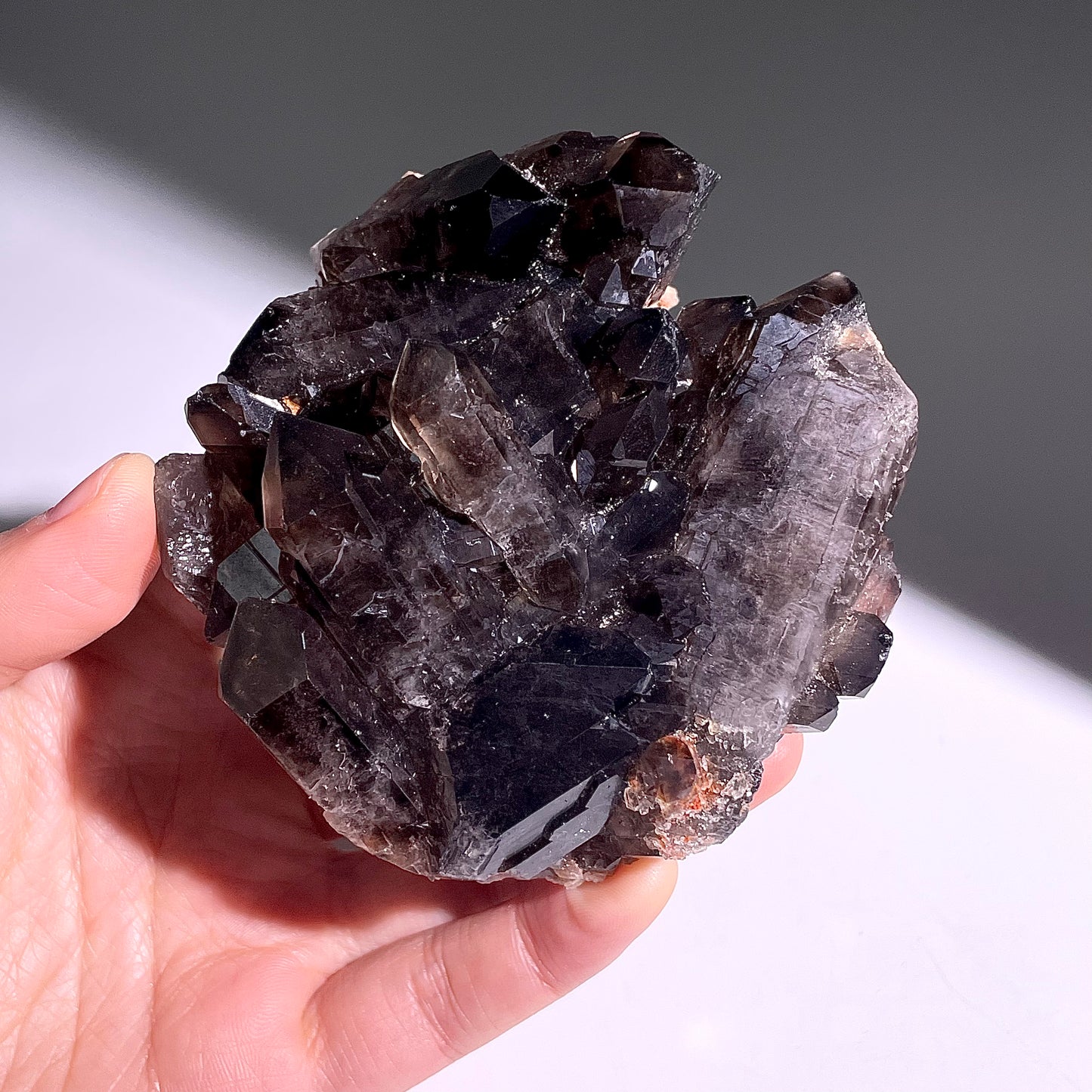 A265◇１点物◇モリオン  クラスター◇85×80×34mm◇天然石・鉱物・パワーストーン