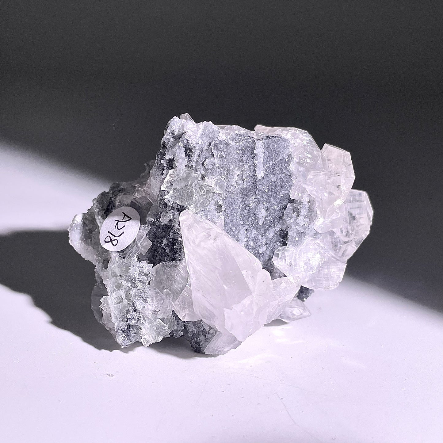 A278◇１点物◇方解石と閃亜鉛鉱の共生◇64×53×50mm◇天然石・鉱物・パワーストーン