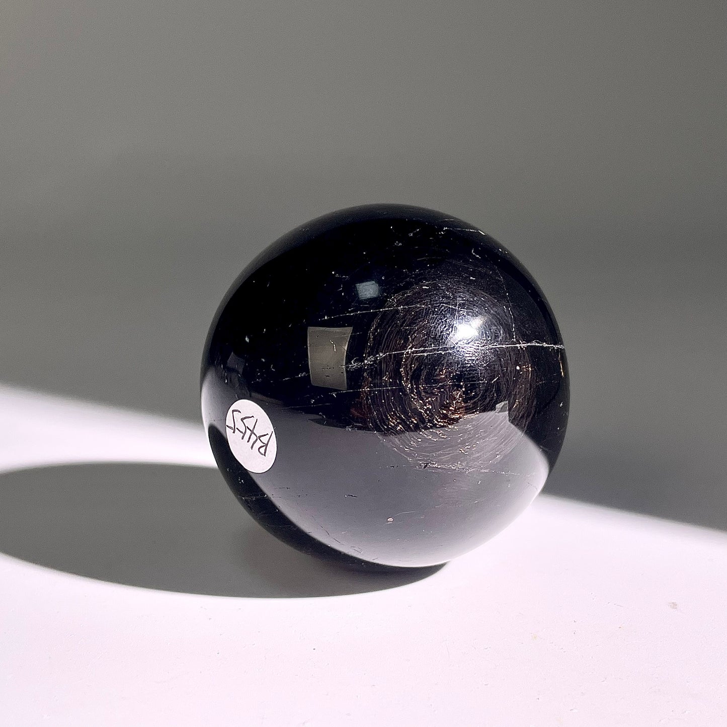 B455◇１点物◇ブラックトルマリン ボール◇53×53×53mm◇天然石・鉱物・パワーストーン