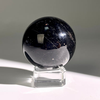 B458◇１点物◇ブラックトルマリン ボール◇52×52×52mm◇天然石・鉱物・パワーストーン