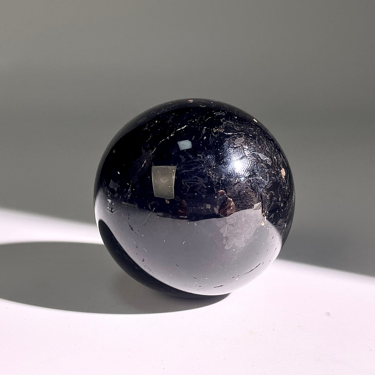 B458◇１点物◇ブラックトルマリン ボール◇52×52×52mm◇天然石・鉱物・パワーストーン