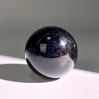 B458◇１点物◇ブラックトルマリン ボール◇52×52×52mm◇天然石・鉱物・パワーストーン