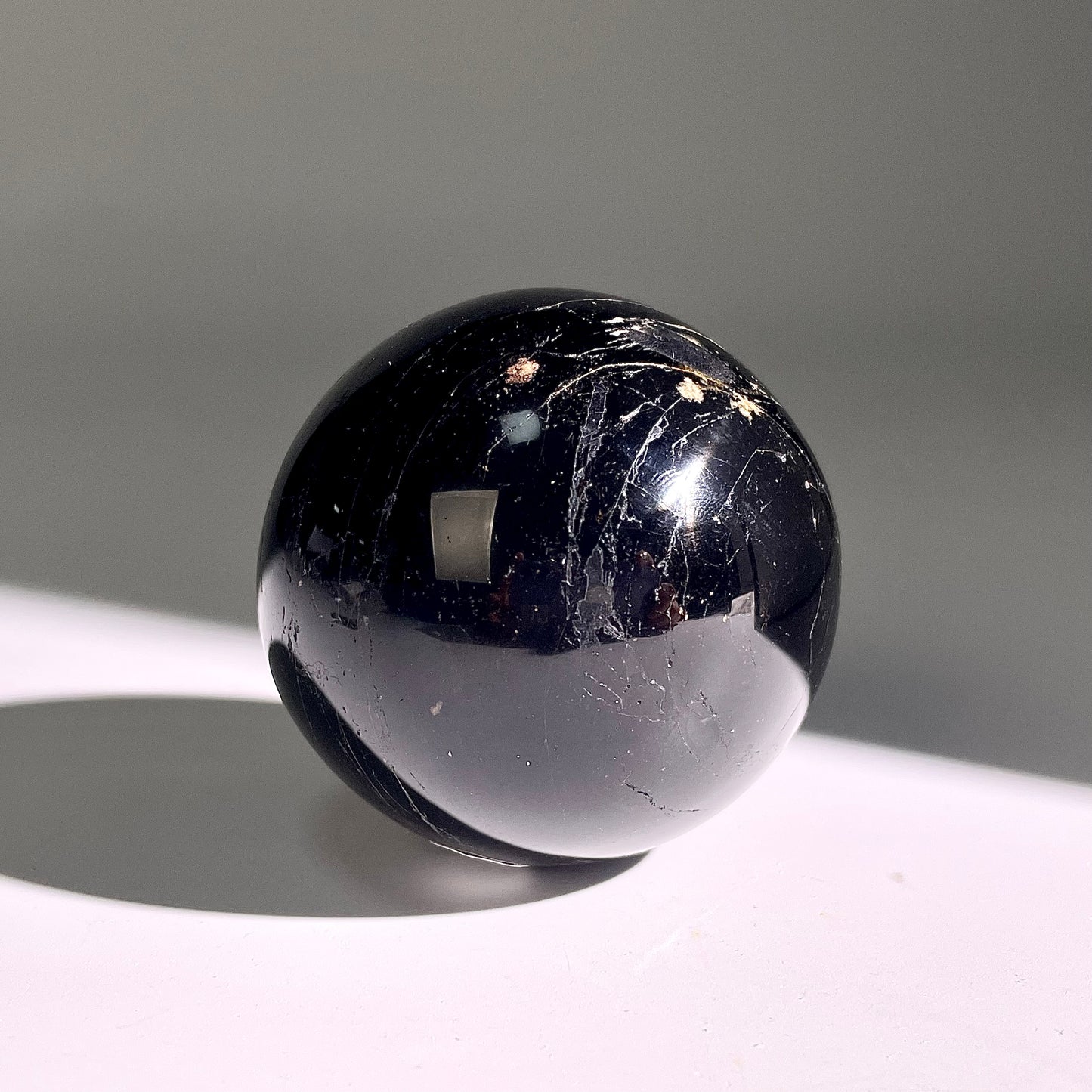 B459◇１点物◇ブラックトルマリン ボール◇52×52×52mm◇天然石・鉱物・パワーストーン