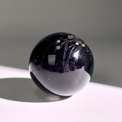 B459◇１点物◇ブラックトルマリン ボール◇52×52×52mm◇天然石・鉱物・パワーストーン