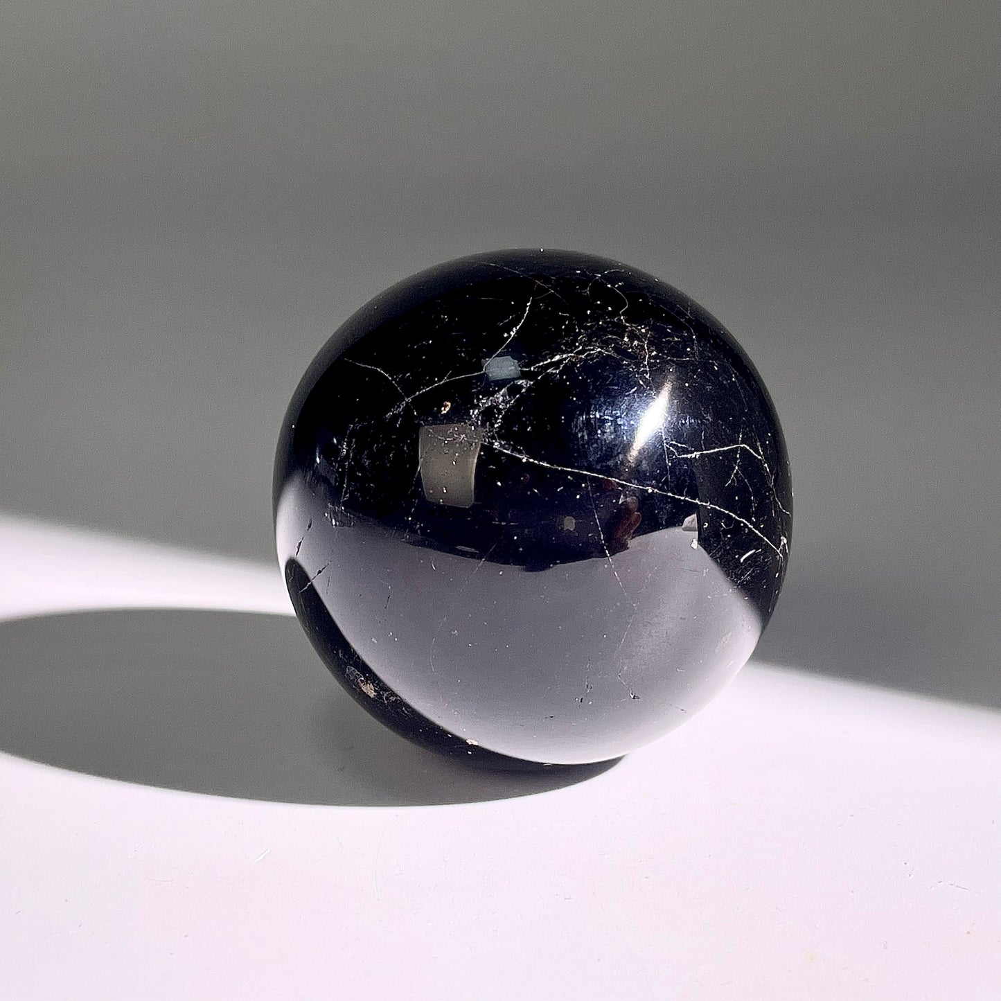 B463◇１点物◇ブラックトルマリン ボール◇43×43×43mm◇天然石・鉱物・パワーストーン