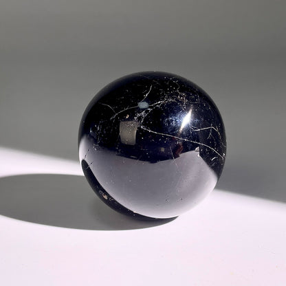 B463◇１点物◇ブラックトルマリン ボール◇43×43×43mm◇天然石・鉱物・パワーストーン