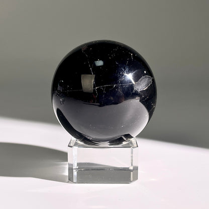 B464◇１点物◇ブラックトルマリン ボール◇54×54×54mm◇天然石・鉱物・パワーストーン