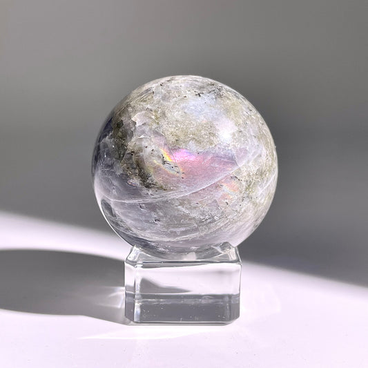 B470◇１点物◇ラブラドライト ボール◇50×50×50mm◇天然石・鉱物・パワーストーン