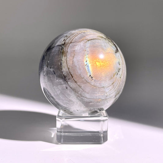 B471◇１点物◇ラブラドライト ボール◇52×52×52mm◇天然石・鉱物・パワーストーン