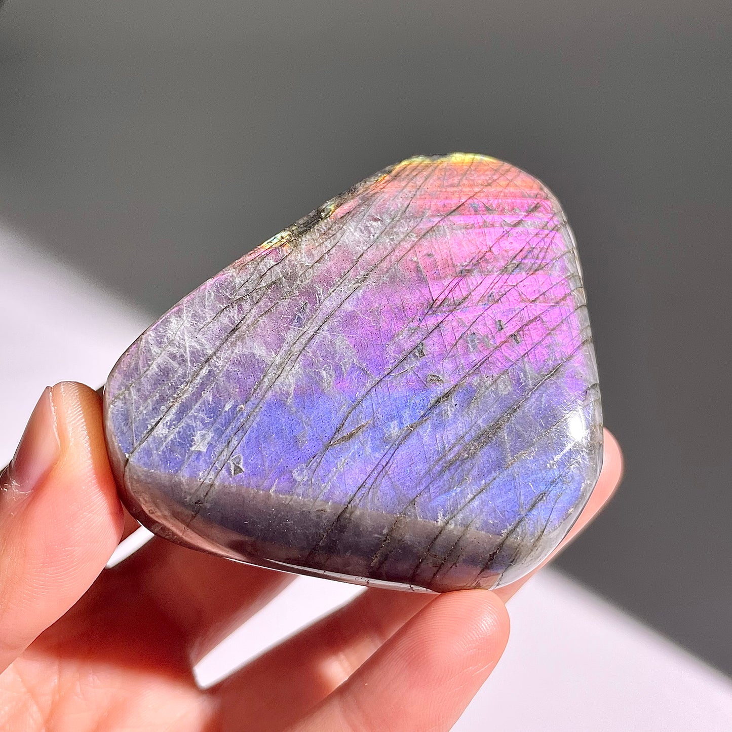 A352◇１点物◇ラブラドライト 原石◇59×56×21mm◇天然石・鉱物・パワーストーン