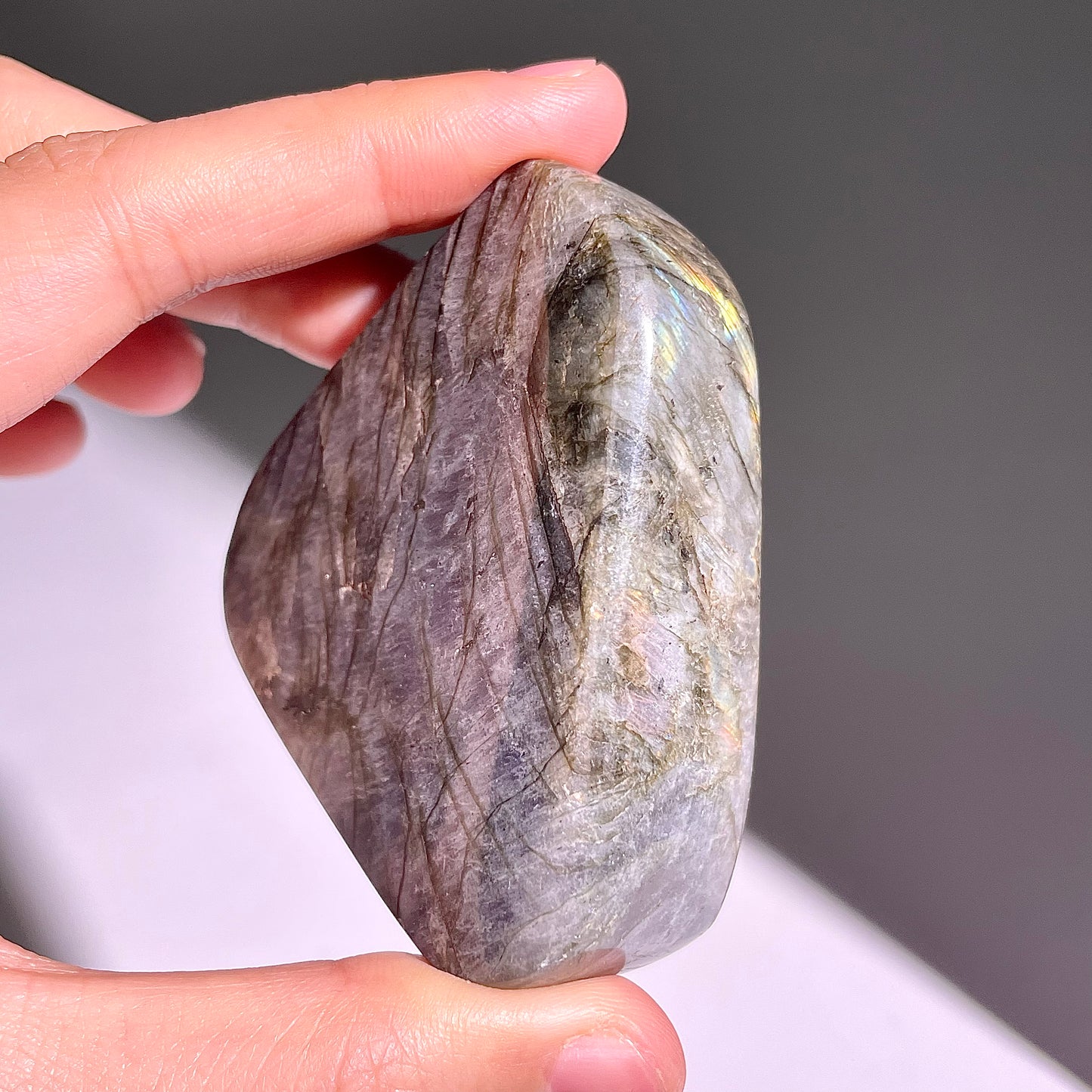 A352◇１点物◇ラブラドライト 原石◇59×56×21mm◇天然石・鉱物・パワーストーン