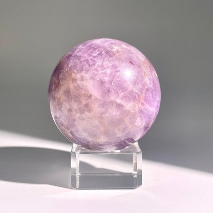 B482◇１点物◇アメジストのアゲート ボール◇56×56×56mm◇天然石・鉱物・パワーストーン
