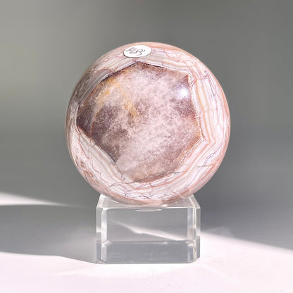 B483◇１点物◇アメジストのアゲート ボール◇65×65×65mm◇天然石・鉱物・パワーストーン
