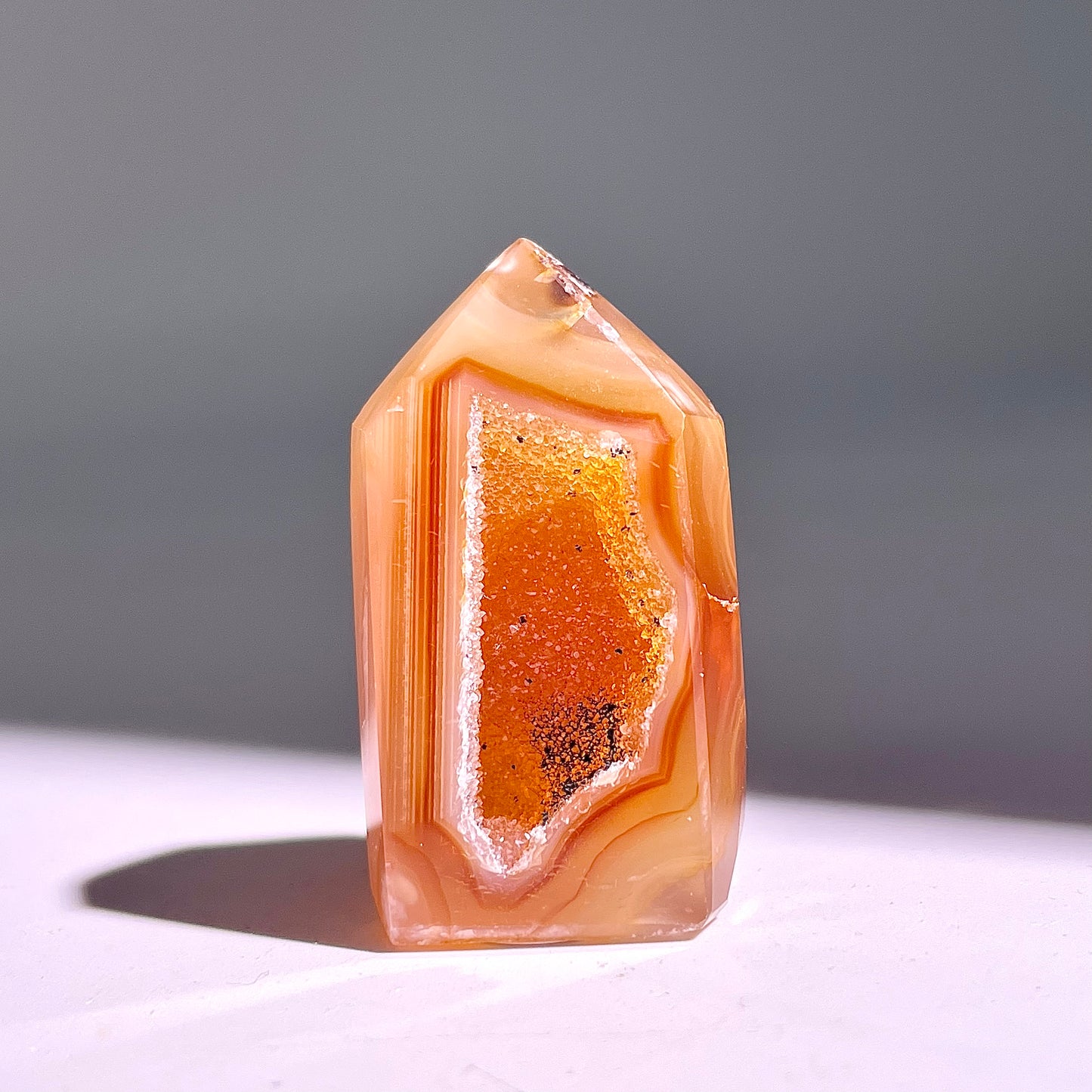 B491◇１点物◇アゲート  ピラー◇37×21×14mm◇天然石・鉱物・パワーストーン