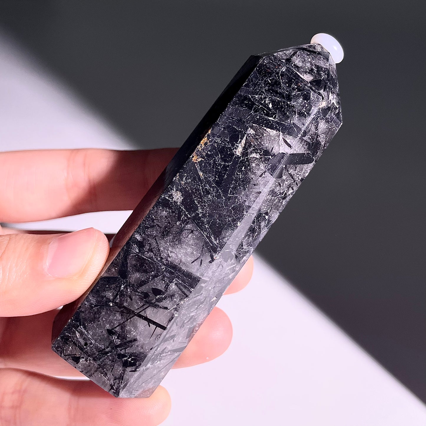 B520◇１点物◇ブラックトルマリン  ピラー◇86×25×28mm◇天然石・鉱物・パワーストーン