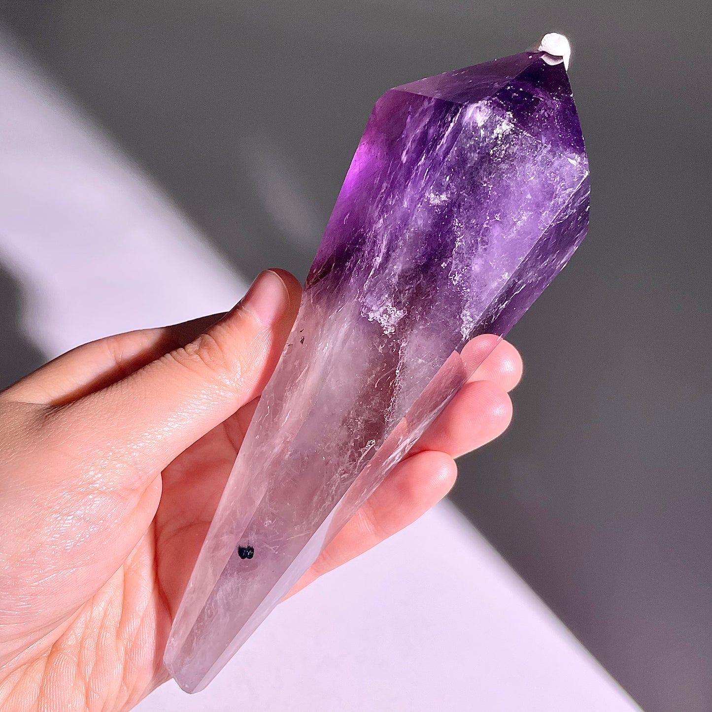 B530◇１点物◇アメジスト サセプター◇151×51×48mm◇天然石・鉱物・パワーストーン