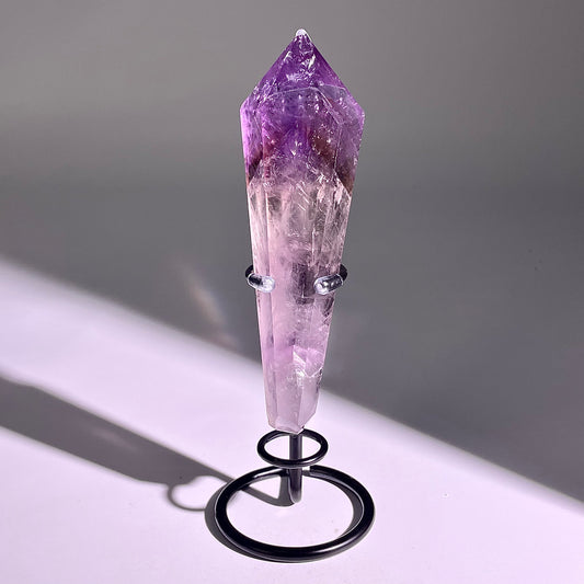 B531◇１点物◇アメジスト サセプター◇139×41×25mm◇天然石・鉱物・パワーストーン