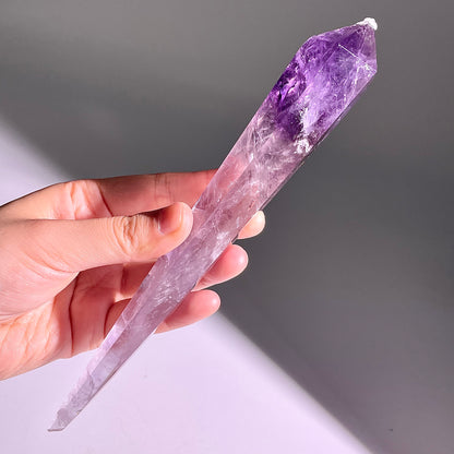 B532◇１点物◇アメジスト サセプター◇205×40×28mm◇天然石・鉱物・パワーストーン