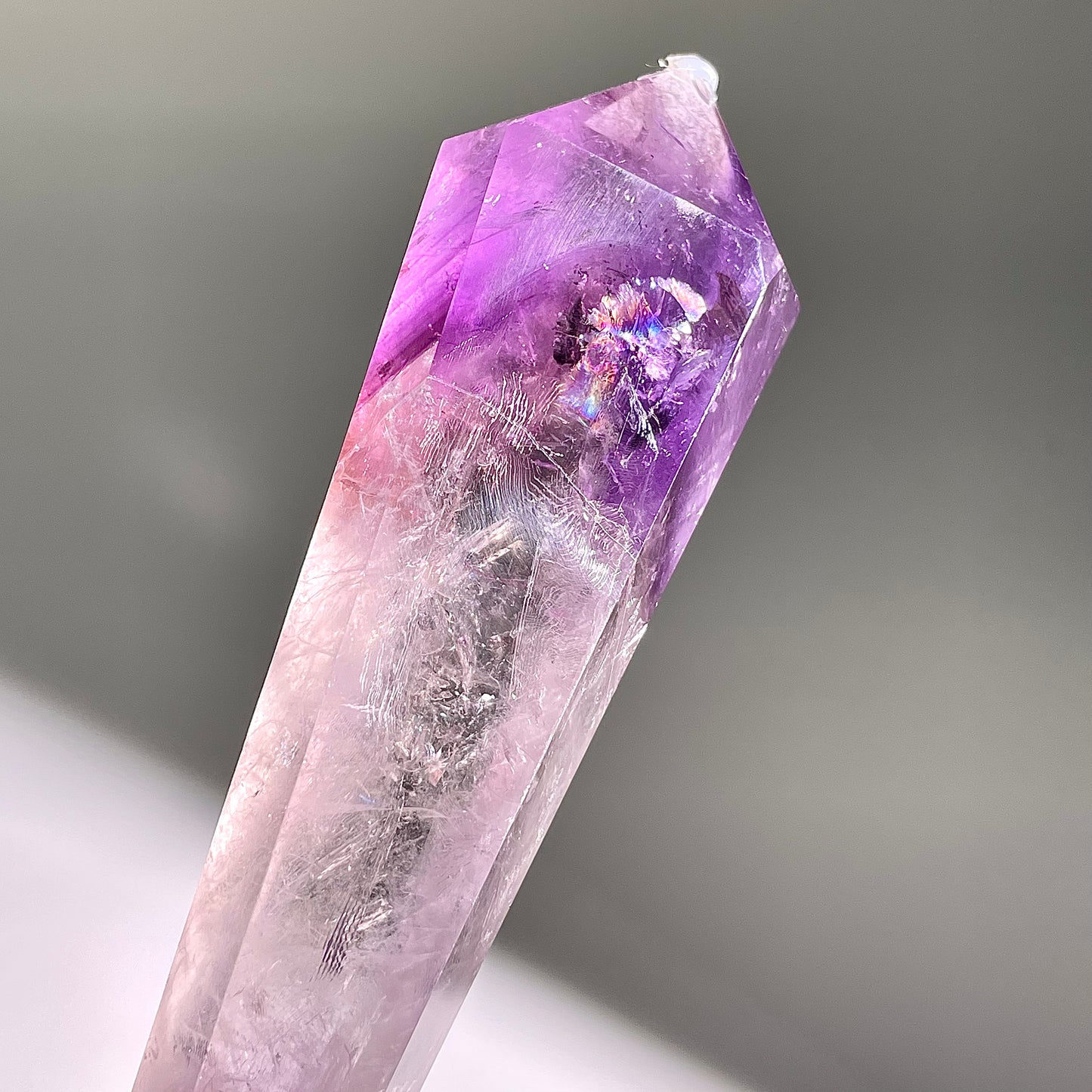 B532◇１点物◇アメジスト サセプター◇205×40×28mm◇天然石・鉱物・パワーストーン