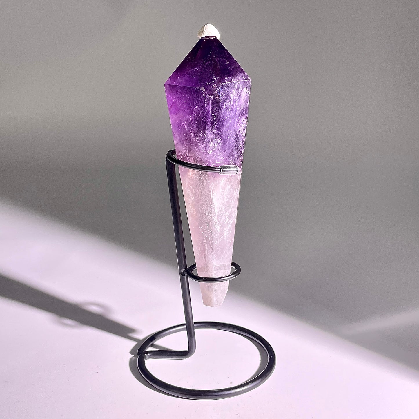 B536◇１点物◇アメジスト サセプター◇156×46×50mm◇天然石・鉱物・パワーストーン