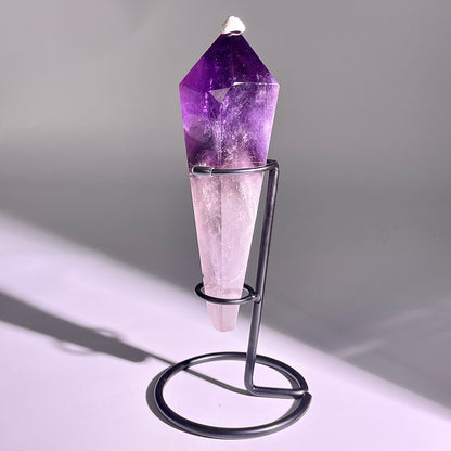 B536◇１点物◇アメジスト サセプター◇156×46×50mm◇天然石・鉱物・パワーストーン