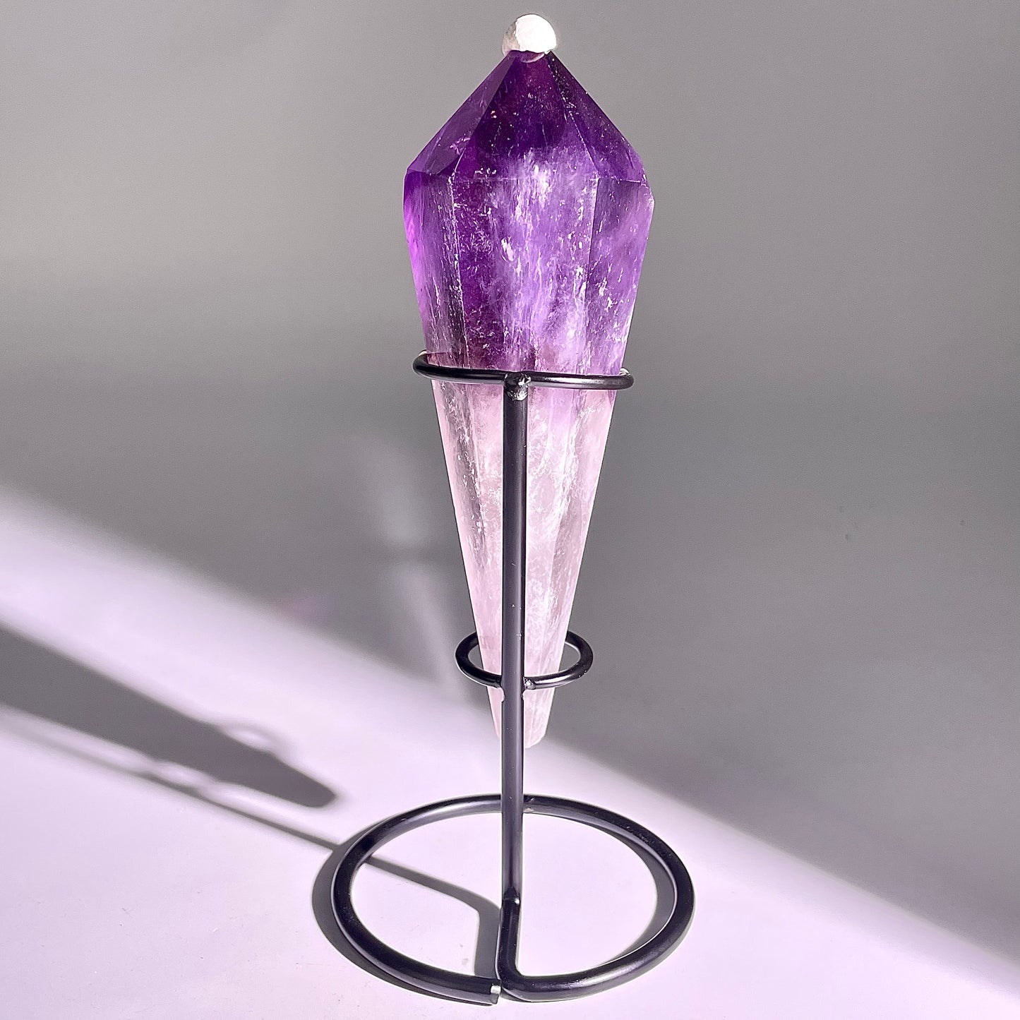 B536◇１点物◇アメジスト サセプター◇156×46×50mm◇天然石・鉱物・パワーストーン